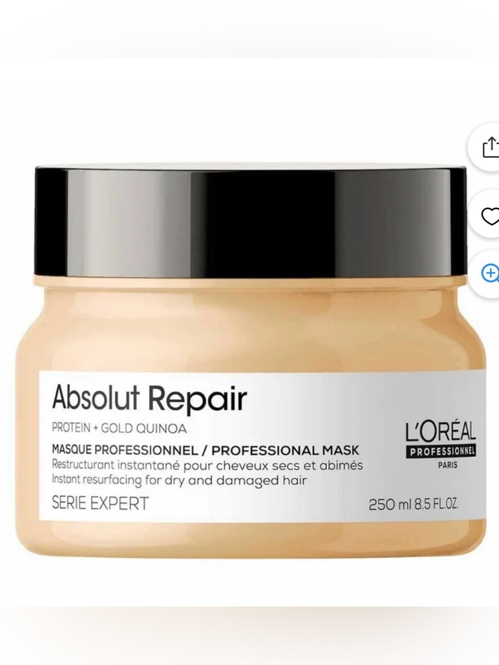 L'Oreal Absolut Repair Hair Mask – Protein & Gold Quinoa